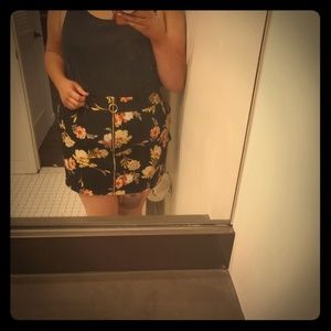 INC Zip Up Miniskirt